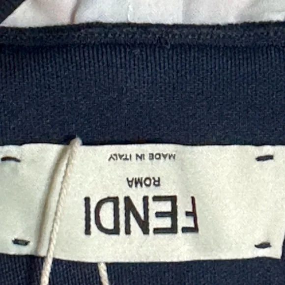 FENDI Mania Peated Midi Skirt Red Blue White Silk Blend Size XXS Designer Luxury - Picture 9 of 13